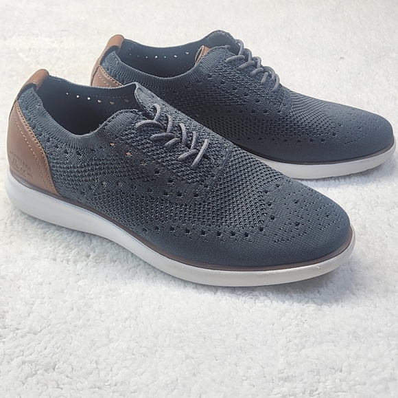 G.H. Bass & Co. Mens Kole Knit Casual Gray (Graphite) Oxford Shoe Size 8 - Picture 1 of 11